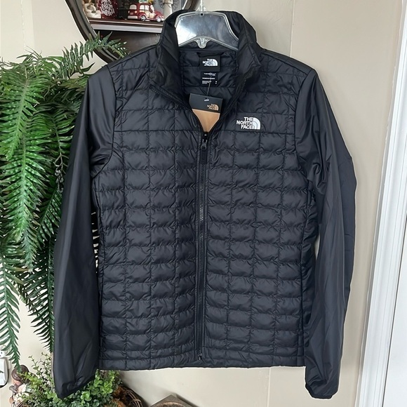 Brand New The North Face Thermoball Eco Down Insulated Black Zippered Jacket - Picture 15 of 15